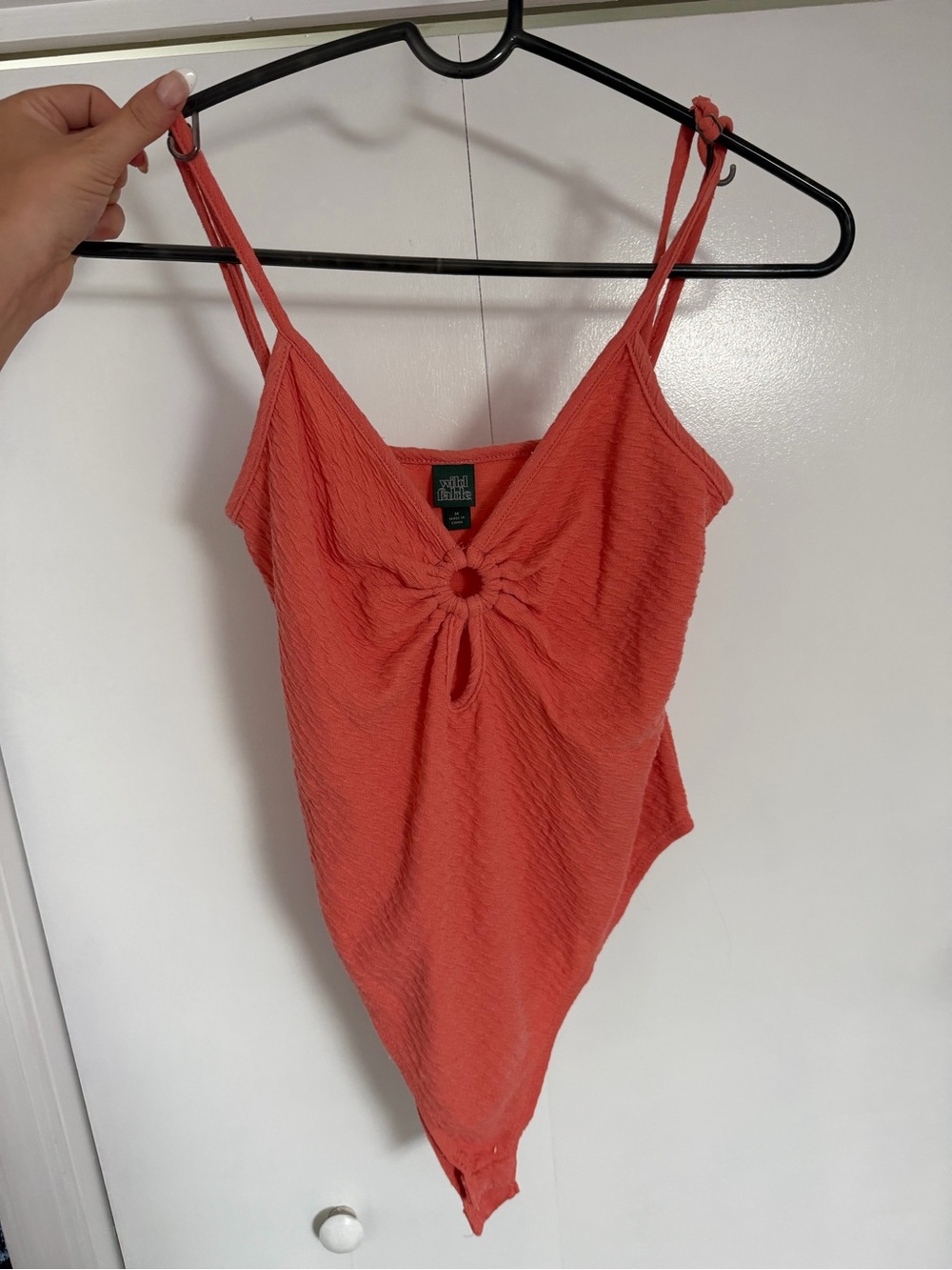 Target Coral Twist Ring Detail Tank Top